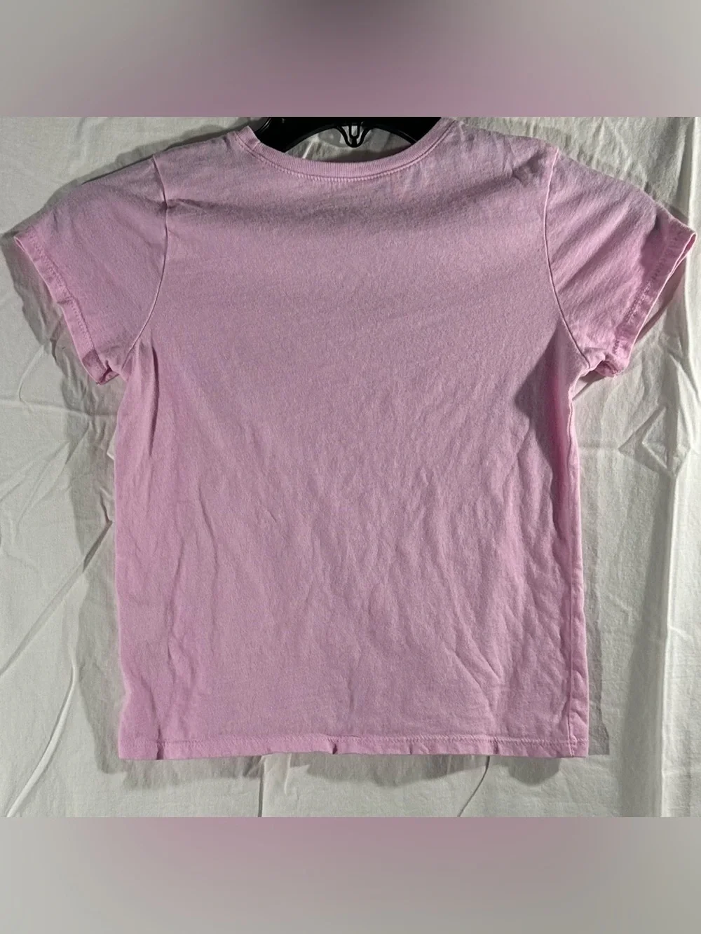 The Children's Place Pink Skeleton Heart Hands Graphic Tee Size M (7/8)